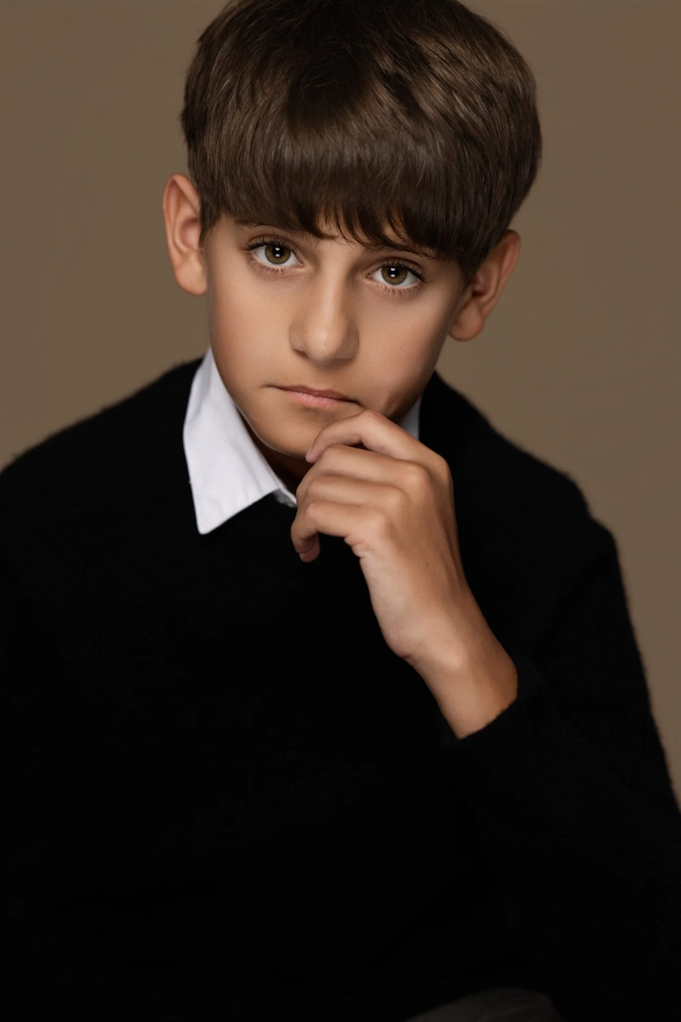 Brandon in a black sweater